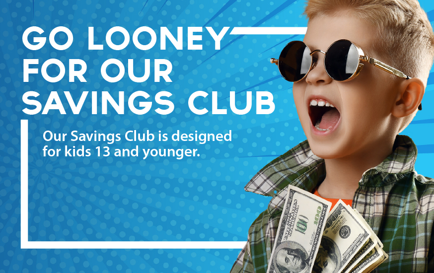 kids looney tunes savings club