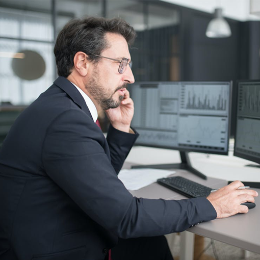 businessman talking on the phone