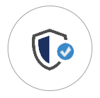 shield check mark blue icon