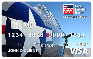 military plane card